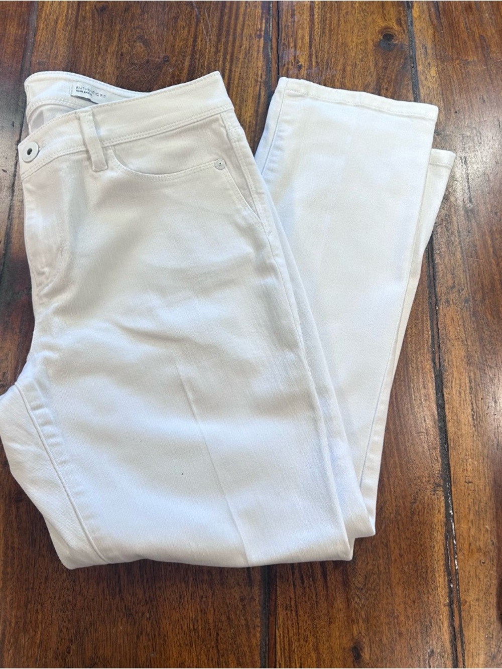 J. Jill authentic fit Slim Ankle Sz 10p in white; minimal, classic, effortless - Picture 3 of 8